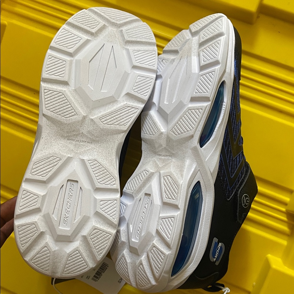 Skechers Kids Light-Up Sneakers - Black and Blue - Picture 5 of 5